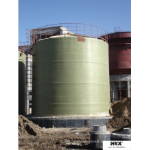 Fiber Glass Reinforced Plastic Large Tank on Site